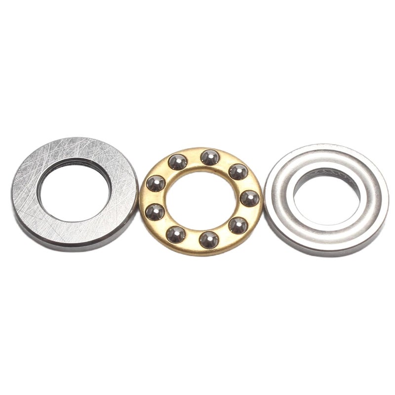 STYUI (10Pcs) F6-12M Miniature Thrust Ball Bearings 6mm x 12mm x 4.5mm Miniature Plane Thrust Bearings Chrome Steel One Way - Image 2